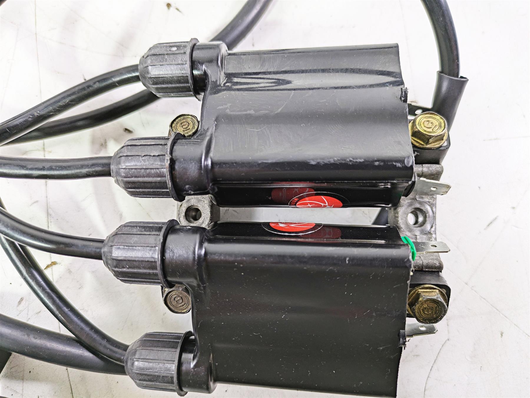 2001 Honda VT1100 Shadow Sabre Ignition Coil Wires Plugs Set 30510-MCC-003 {{ shop.shopifyCountryName }} - Mototech271
