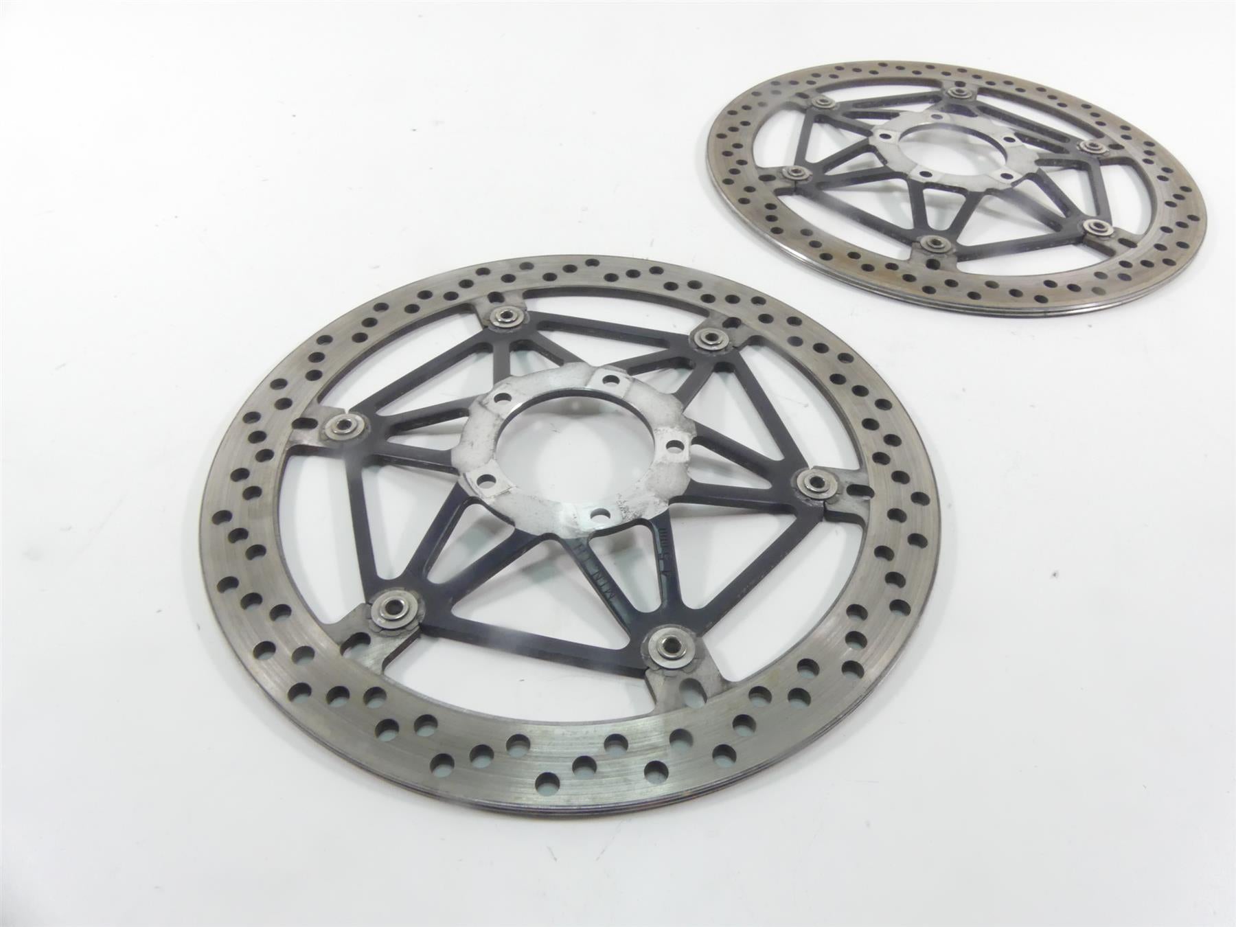 2008 Ducati 1098 S Front Straight Brake Rotor Disc Set 49240901A 49240891A {{ shop.shopifyCountryName }} - Mototech271
