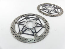 Load image into Gallery viewer, 2008 Ducati 1098 S Front Straight Brake Rotor Disc  Set 49240901A 49240891A
