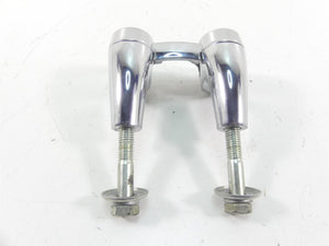 2015 Harley FLD Dyna Switchback Handlebar Chrome Riser Holder Set 55900005