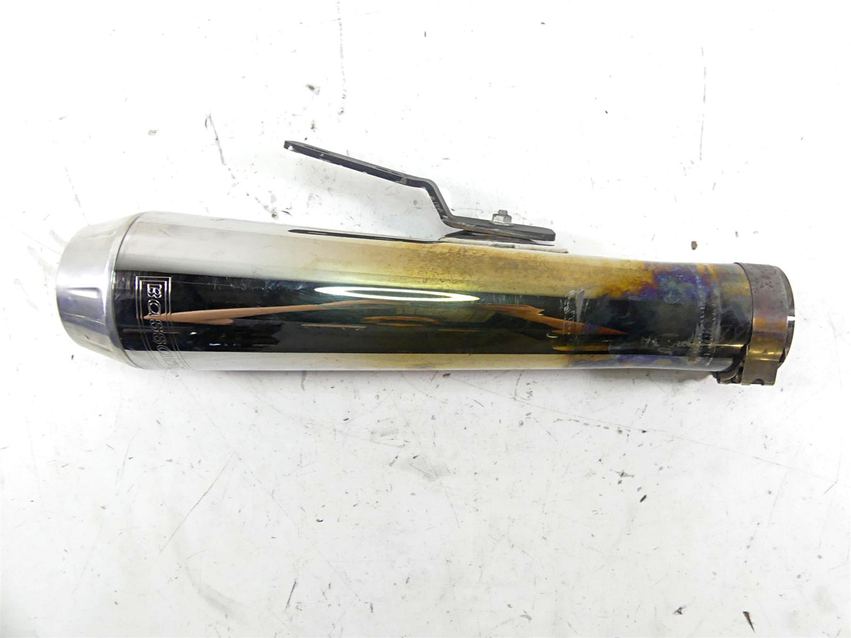 2011 Harley Softail FLSTF Fat Boy Bassani Slip On Exhaust Muffler Pipe 12112J {{ shop.shopifyCountryName }} - Mototech271