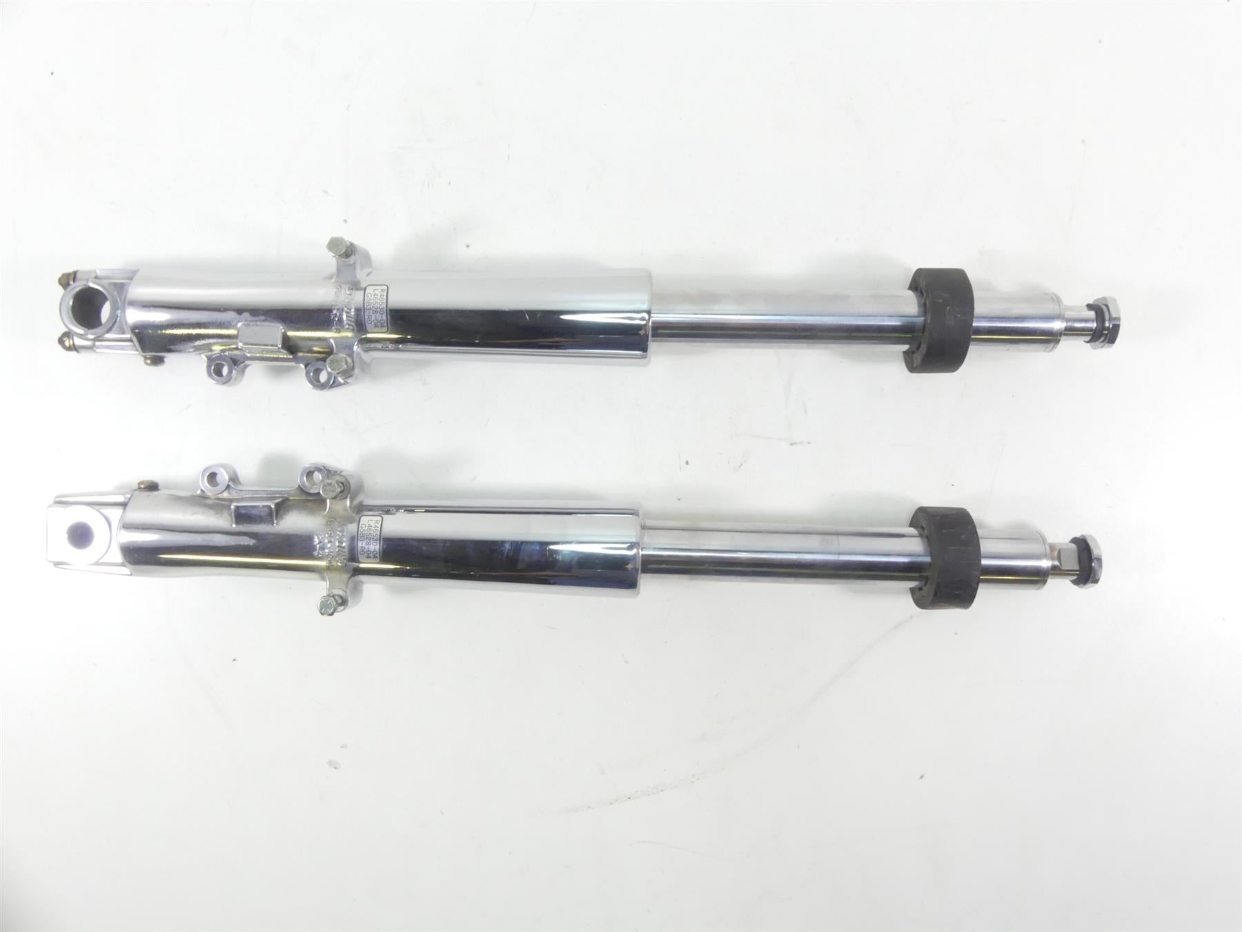 2004 Harley FLHTC SE CVO Electra Glide Chrome Strgt 41mm Front Forks 45500168 {{ shop.shopifyCountryName }} - Mototech271