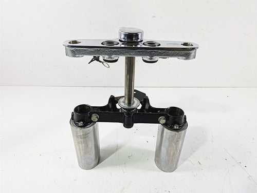 1992 Harley FLSTC Softail Heritage Upper Lower Triple Tree + Cover Set 45456-86B | Mototech271