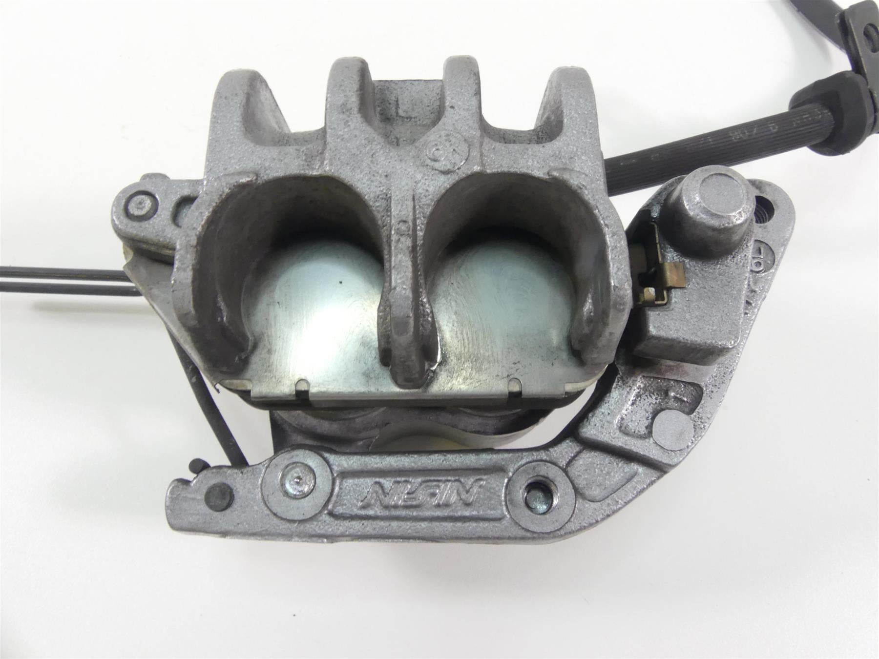 2007 Honda VT1100 C2 Shadow Nissin Front Brake Caliper + Line 45150-MAH-315 {{ shop.shopifyCountryName }} - Mototech271