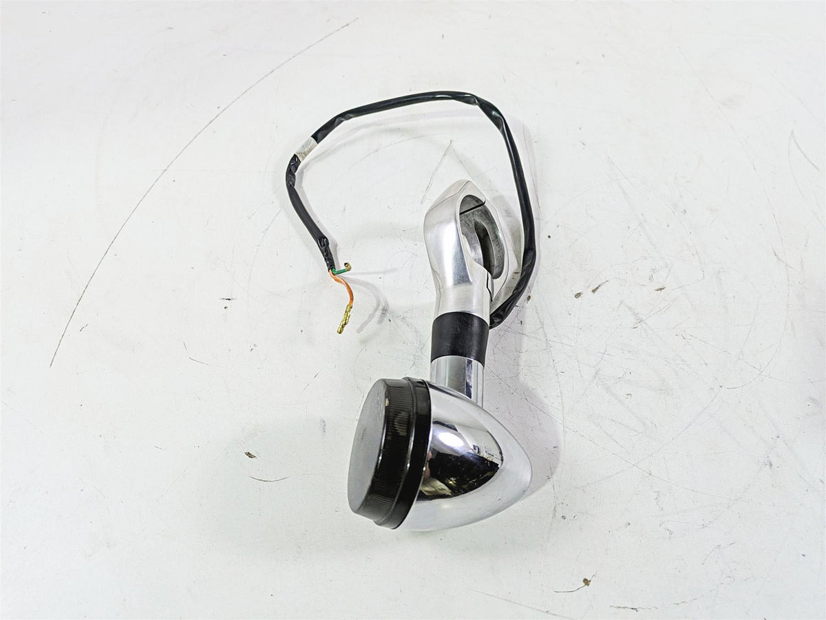 2002 Honda V-Twin VTX1800 C Front Left Blinker & Clamp 33450-MBH-673 {{ shop.shopifyCountryName }} - Mototech271