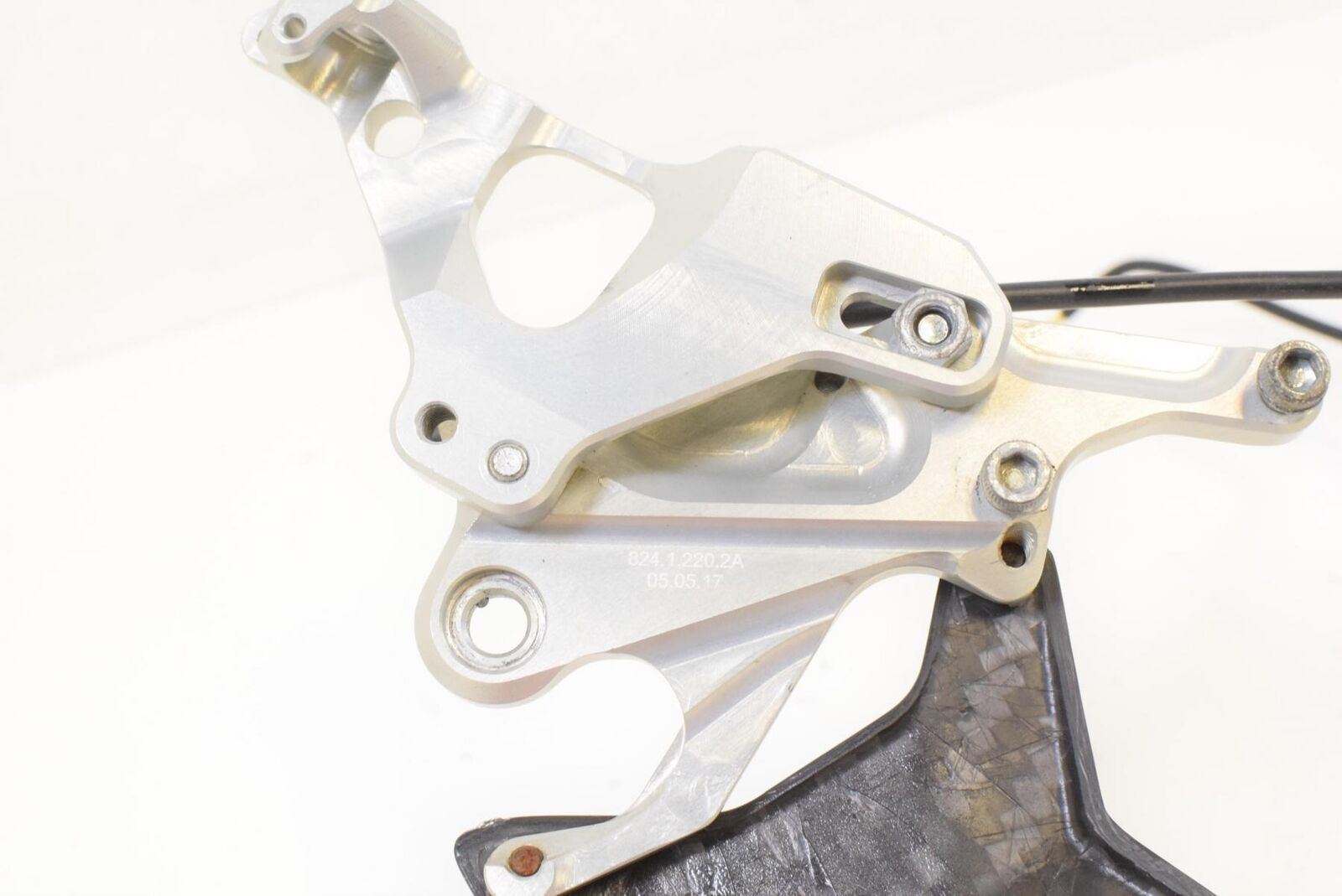 2013 Ducati 1199S 1199 S Panigale Right Footpeg Foot Peg Frame Mount 8291A441AA {{ shop.shopifyCountryName }} - Mototech271