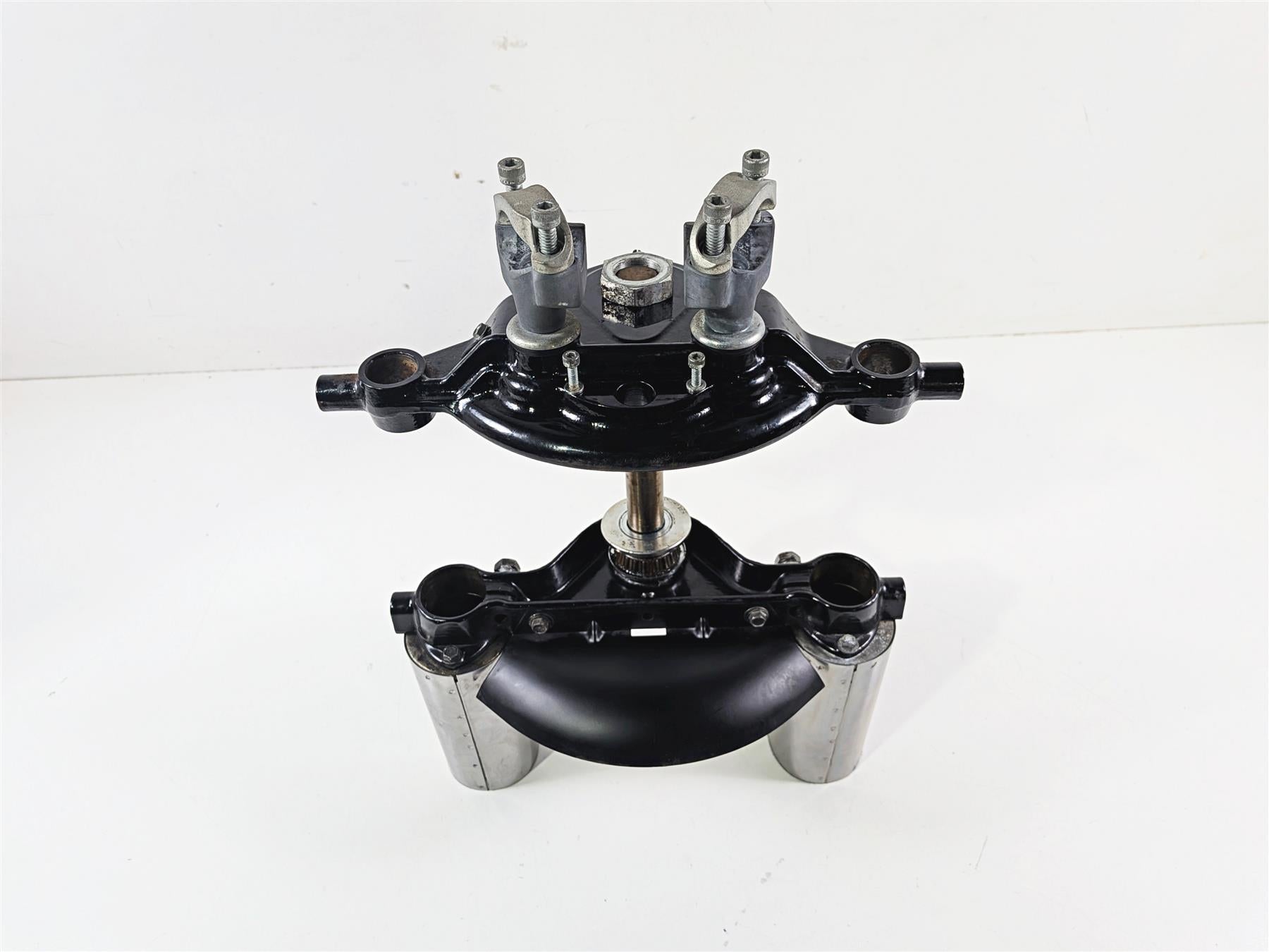 2000 Harley Touring FLHRCI Road King Upper Lower Triple Tree Set 45446-87A {{ shop.shopifyCountryName }} - Mototech271