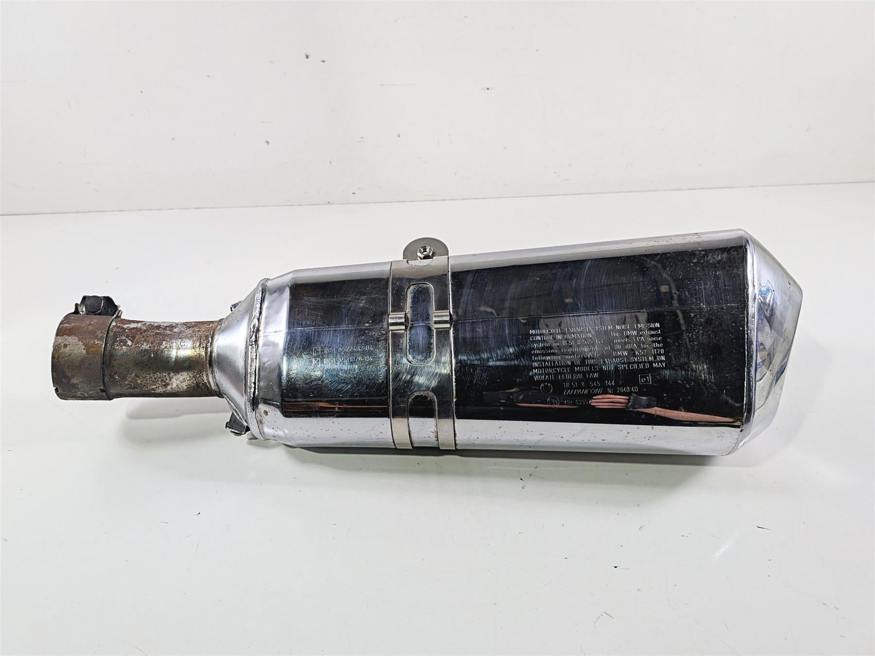 2016 BMW R1200RT RT RTW K52 Exhaust Muffler Pipe Chrome - No Dent 18518531078 {{ shop.shopifyCountryName }} - Mototech271
