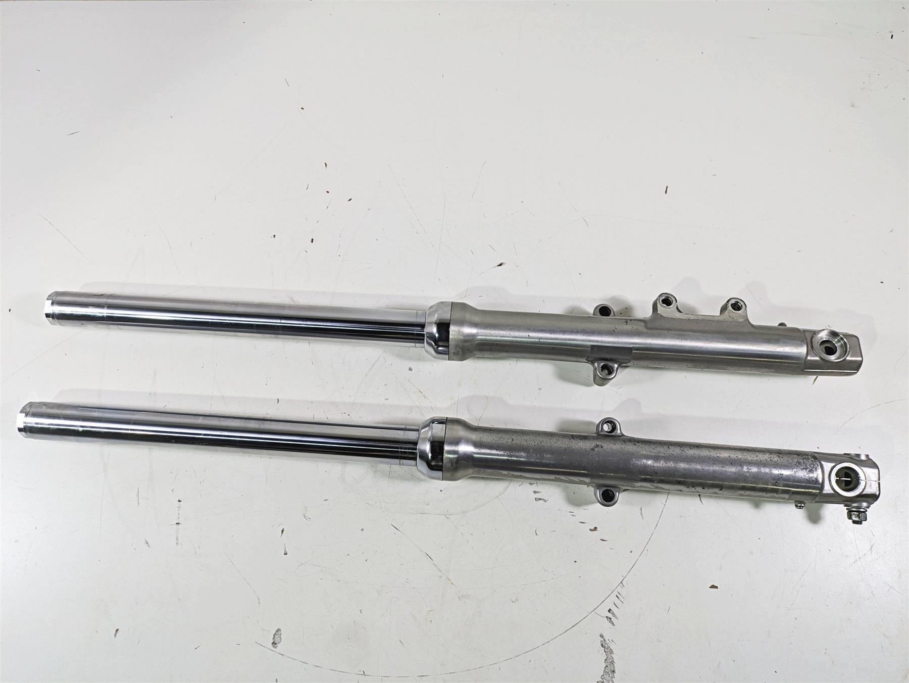2003 Harley Dyna FXDL Low Rider 100TH Front Fork Leg Set 39mm 45947-00 45948-00 | Mototech271