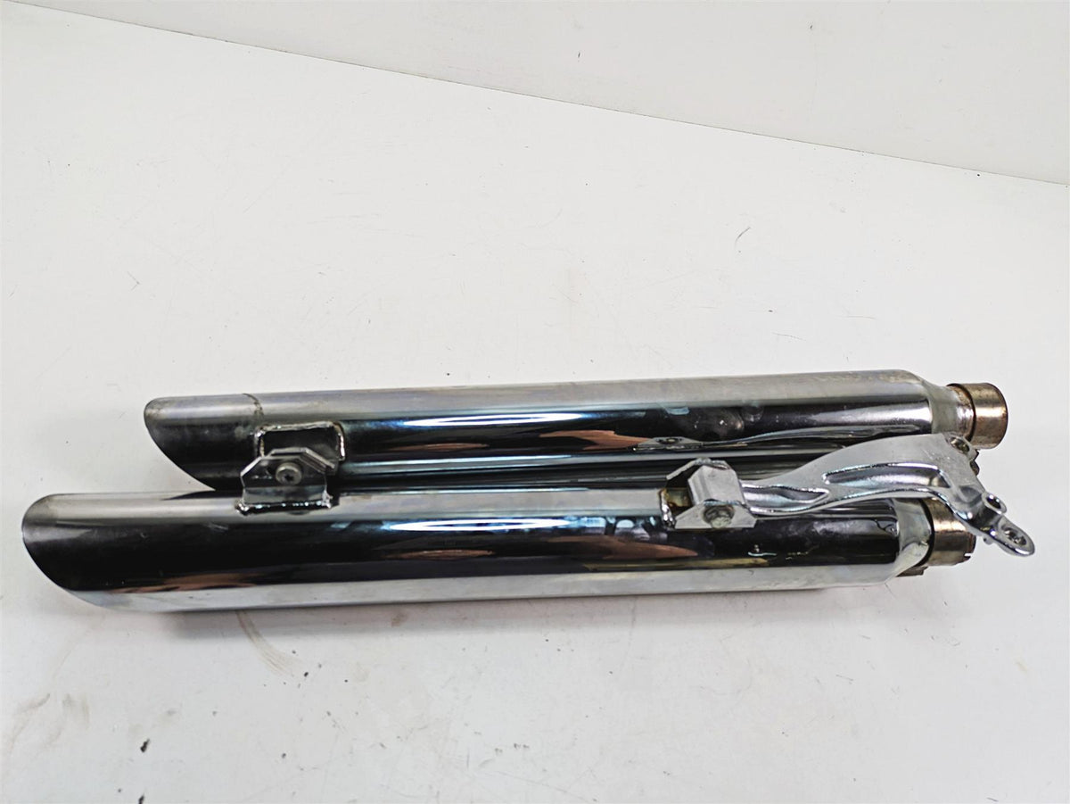 2009 Harley Dyna FXDFSE CVO Fat Bob Exhaust Pipe Muffler Set 65884-09 65886-09 {{ shop.shopifyCountryName }} - Mototech271