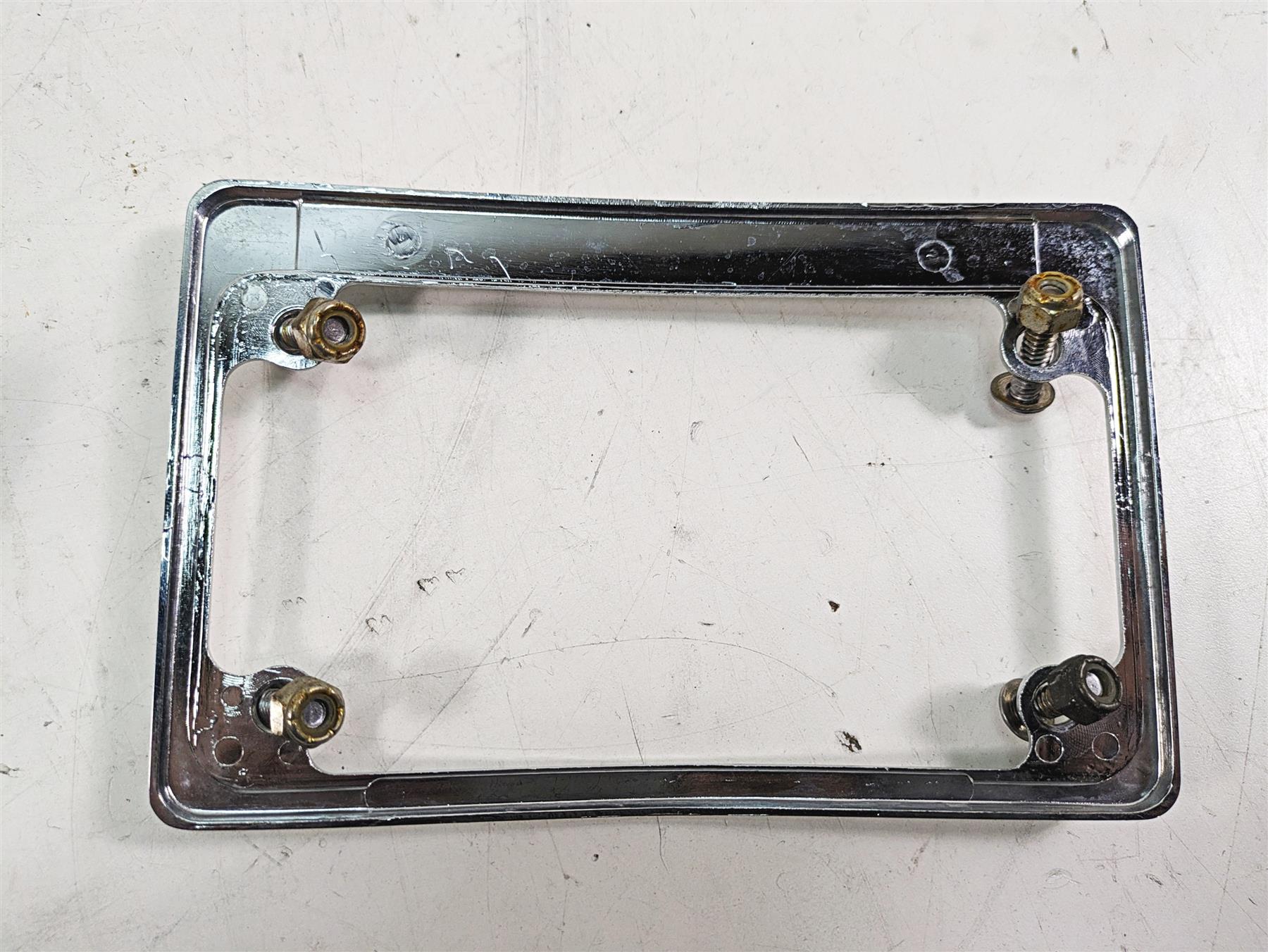 2000 Harley FXSTS Softail Springer Aftermarket License Plate Mount Bracket {{ shop.shopifyCountryName }} - Mototech271