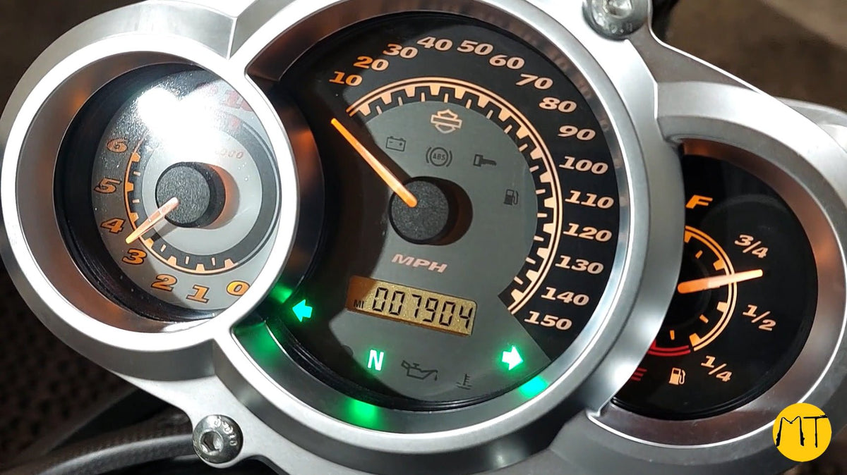 2011 Harley VRSCF Muscle Rod Speedometer Gauges Instrument - 7K 71962-09A {{ shop.shopifyCountryName }} - Mototech271