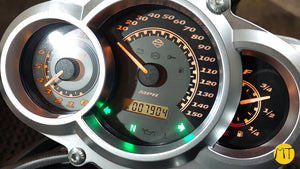 2011 Harley VRSCF Muscle Rod Speedometer Gauges Instrument - 7K 71962-09A | Mototech271