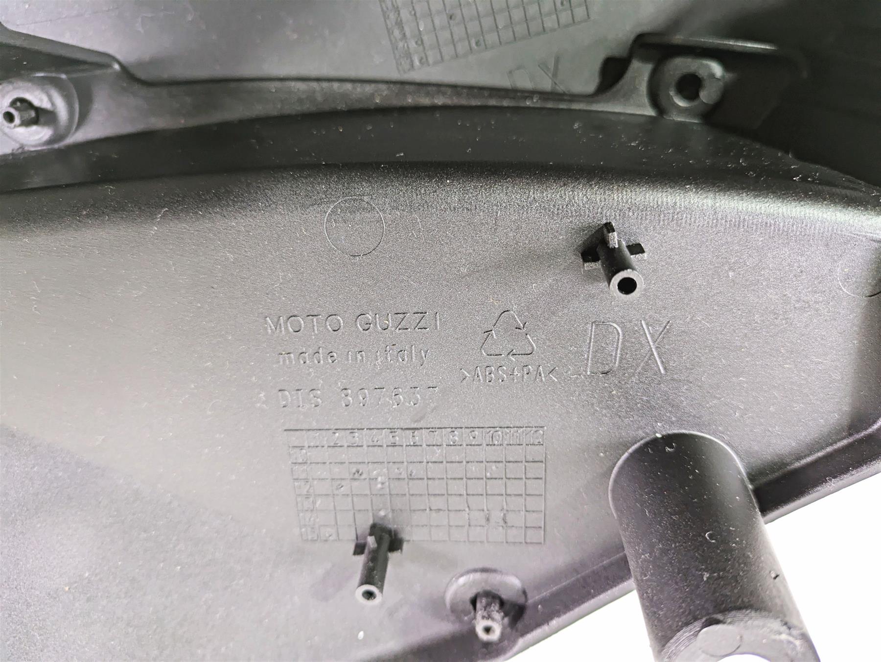 2016 Moto Guzzi Stelvio 1200 8V NTX Right Under Tank Side Cover Set 897637 {{ shop.shopifyCountryName }} - Mototech271