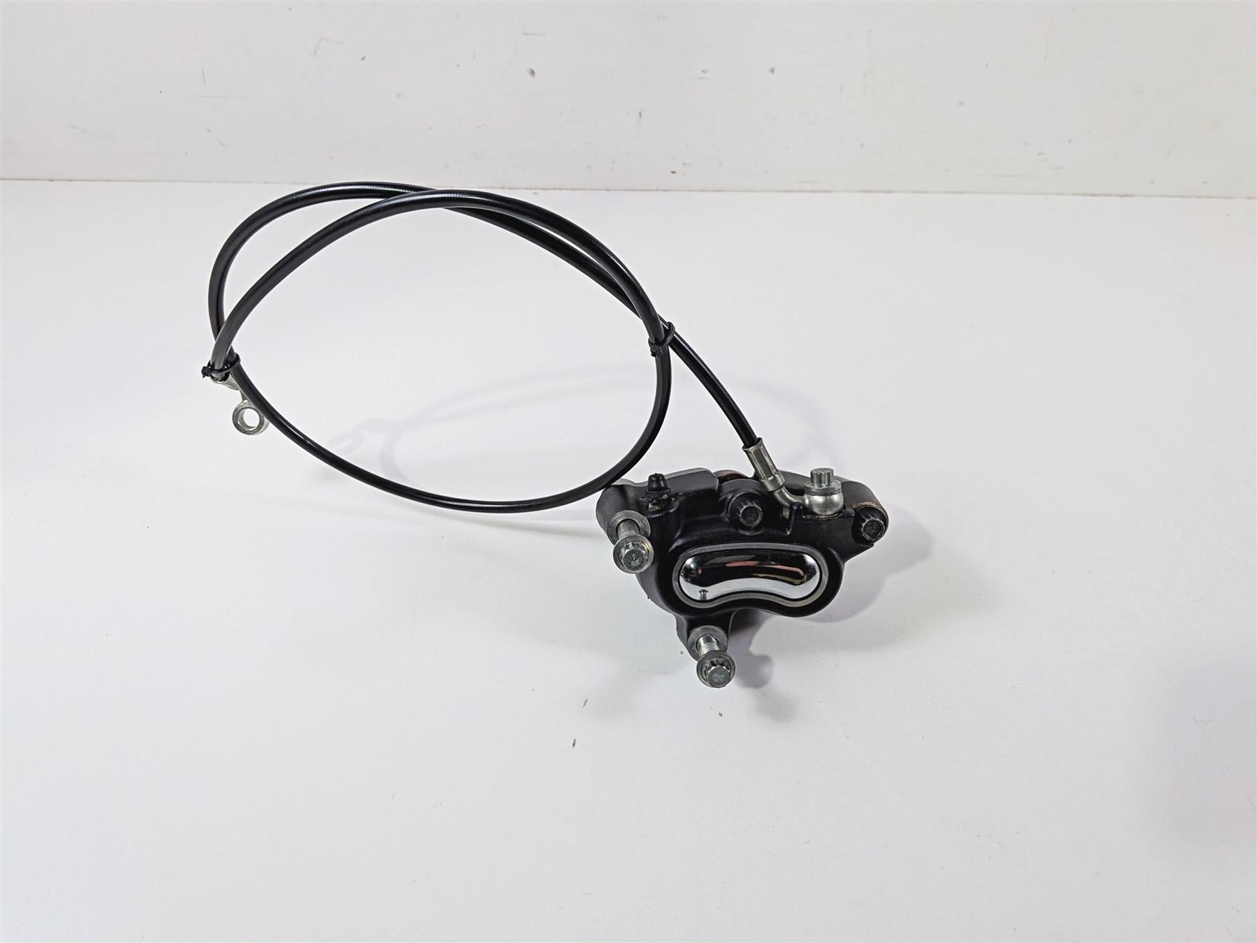 2009 Harley FXCWC Softail Rocker Front Brake Caliper + Line - Read 44464-08 {{ shop.shopifyCountryName }} - Mototech271