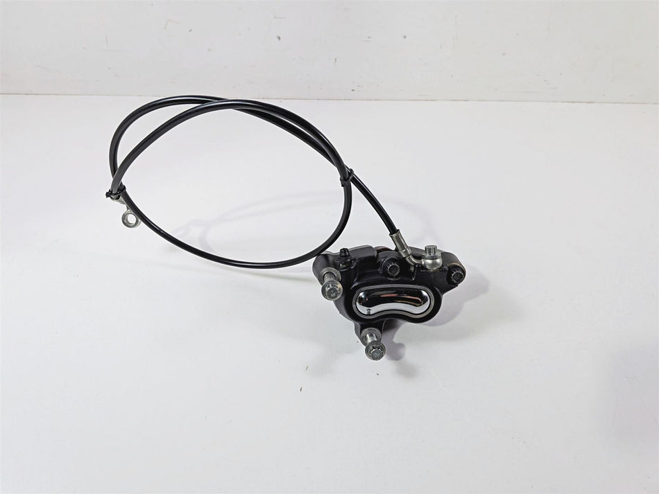 2009 Harley FXCWC Softail Rocker Front Brake Caliper + Line - Read 44464-08 {{ shop.shopifyCountryName }} - Mototech271