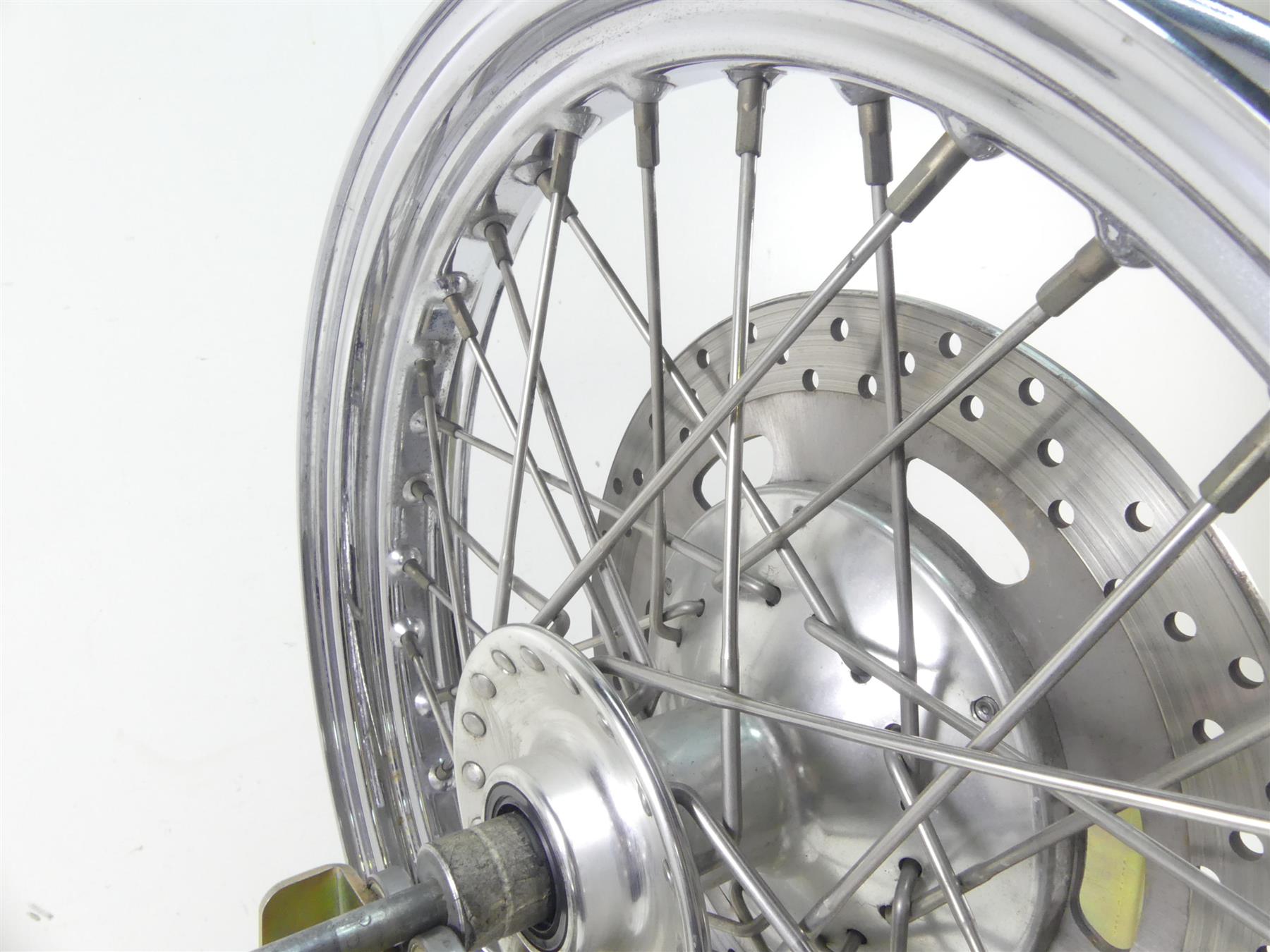 2002 Triumph Bonneville America Front 18x2.5 Wheel Rim -Read T2000054 {{ shop.shopifyCountryName }} - Mototech271