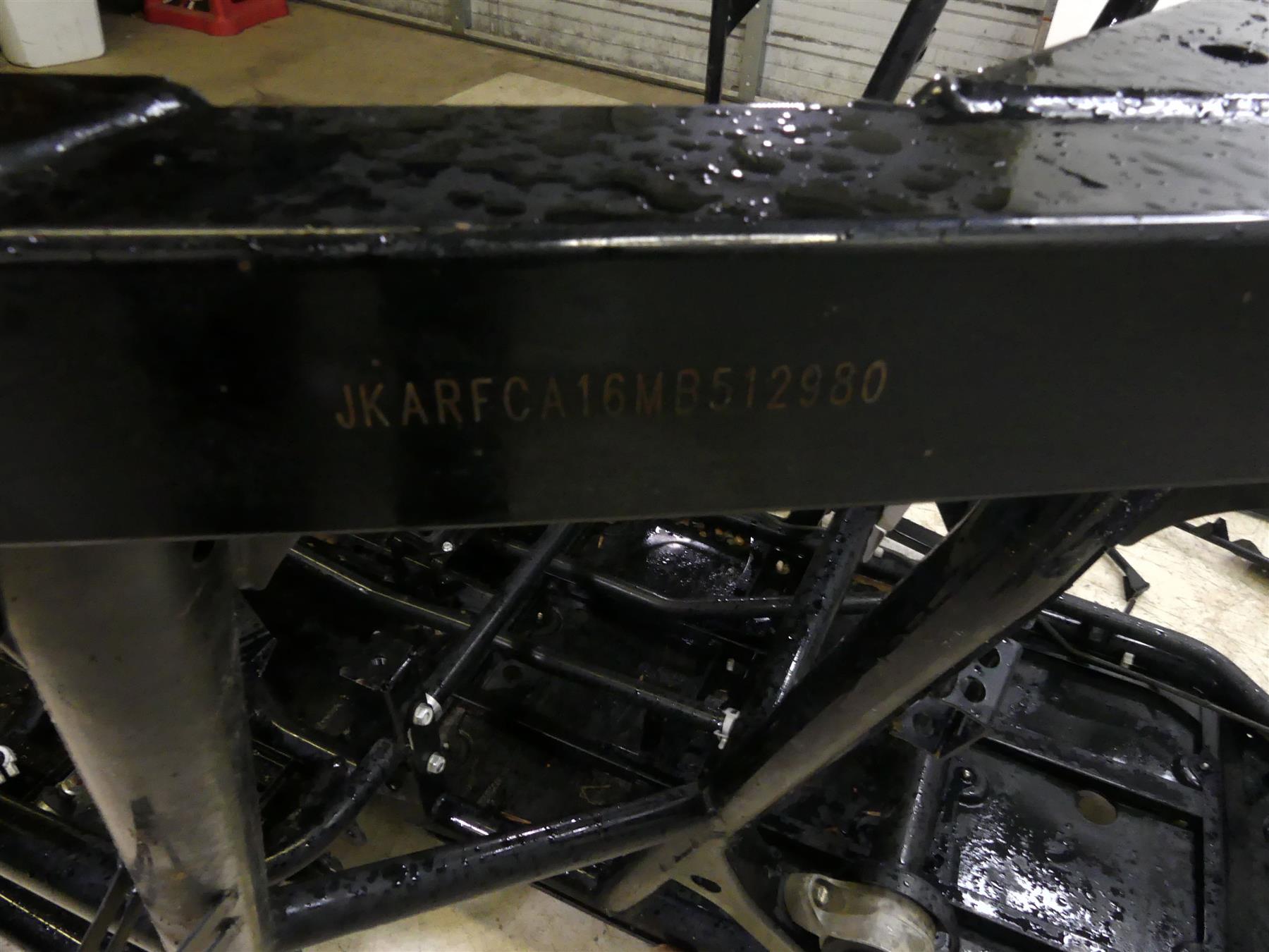2021 Kawasaki Teryx KRX KRF 1000 Straight Main Frame Chassis With Texas Salvage Title {{ shop.shopifyCountryName }} - Mototech271