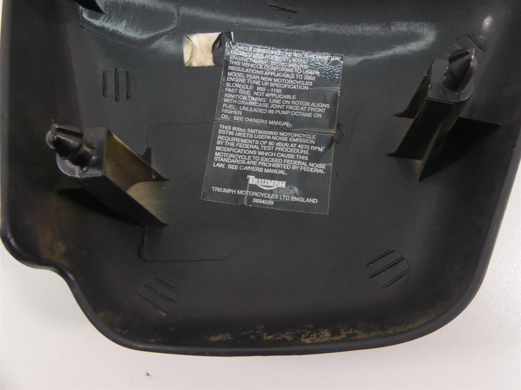 2002 Triumph Bonneville America Right Side Cover Fairing Cowl T2309400 {{ shop.shopifyCountryName }} - Mototech271