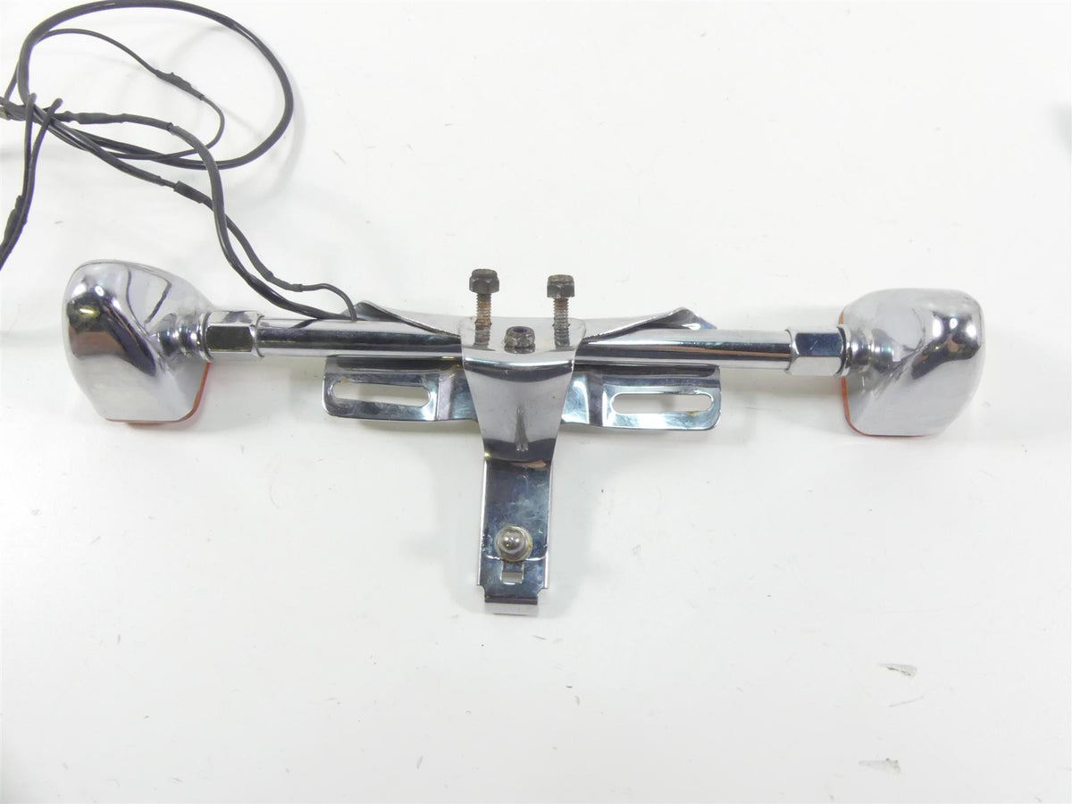 1993 Harley Dyna FXDL Low Rider Vintage Custom Chrome Blinker Turn Signals {{ shop.shopifyCountryName }} - Mototech271