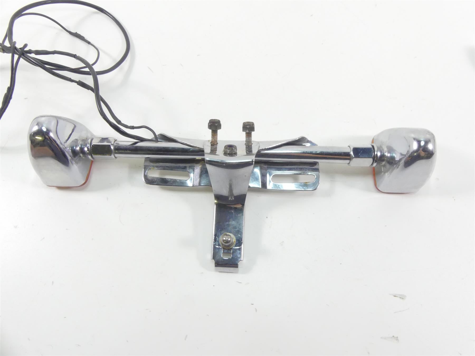 1993 Harley Dyna FXDL Low Rider Vintage Custom Chrome Blinker Turn Signals {{ shop.shopifyCountryName }} - Mototech271