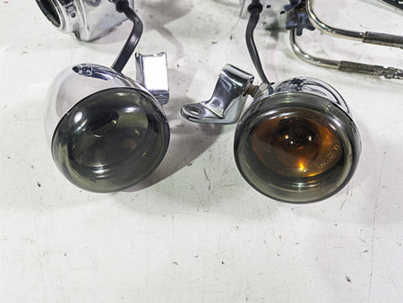 2005 Harley Softail FLSTFSE CVO Fat Boy Chrome Hand Control Switch Set 71682-06A {{ shop.shopifyCountryName }} - Mototech271