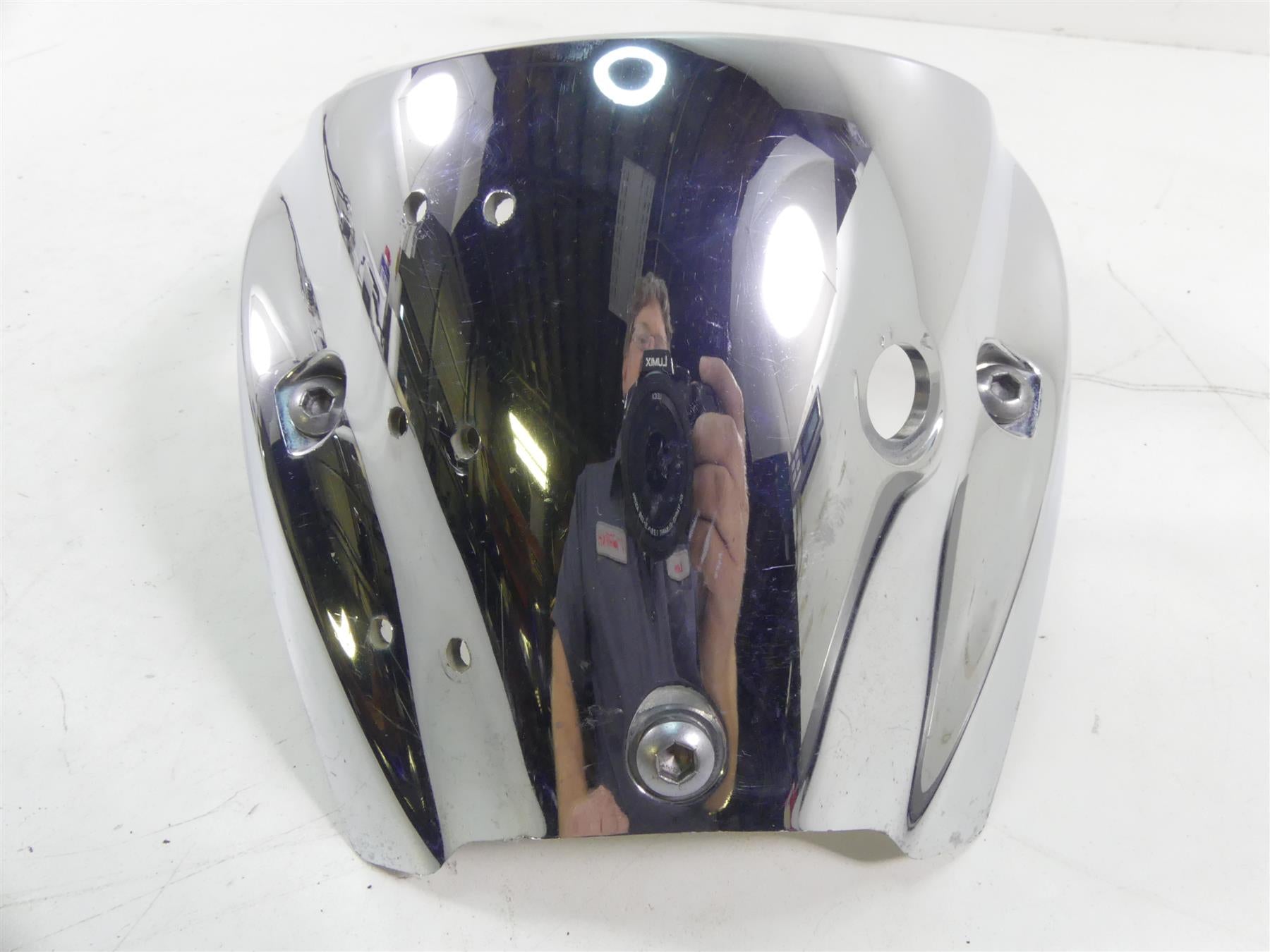 2003 Honda VTX1800R Fuel Gas Petrol Chrome Tank Dash Cover Fairing 17621-MCV-000 {{ shop.shopifyCountryName }} - Mototech271