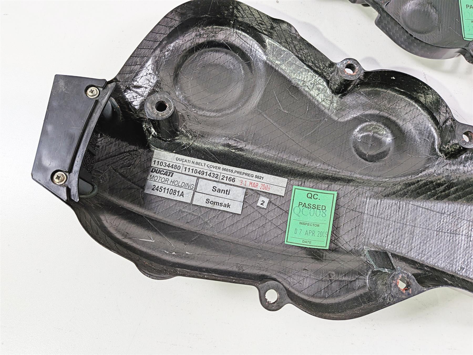 2011 Ducati Streetfighter 1098 S Carbon Fiber Timing Cover 24511091A 24511081A {{ shop.shopifyCountryName }} - Mototech271