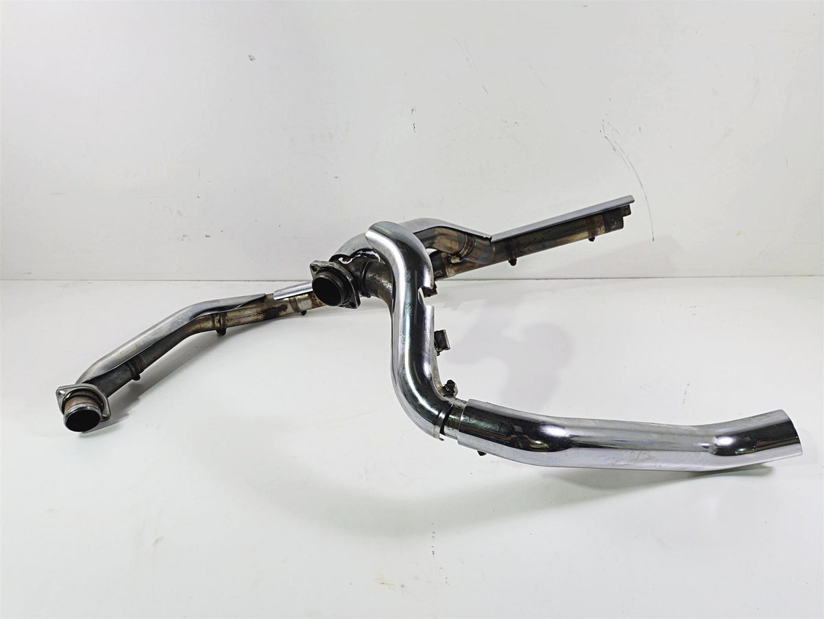 2005 Harley Touring FLHRI Road King Exhaust Pipe Headers CRACK 65621-99 65626-98 {{ shop.shopifyCountryName }} - Mototech271
