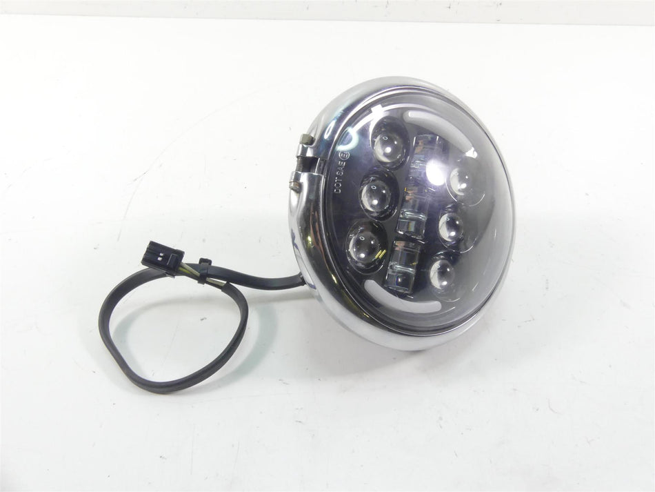 2003 Harley Dyna 100TH FXDL Low Rider Led Headlight Head Light & Bucket 67672-96 {{ shop.shopifyCountryName }} - Mototech271