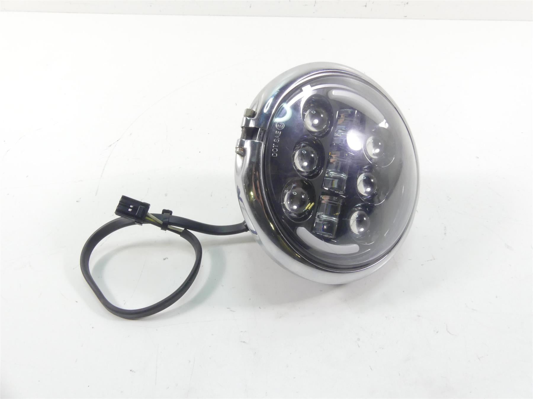 2003 Harley Dyna 100TH FXDL Low Rider Led Headlight Head Light & Bucket 67672-96 | Mototech271