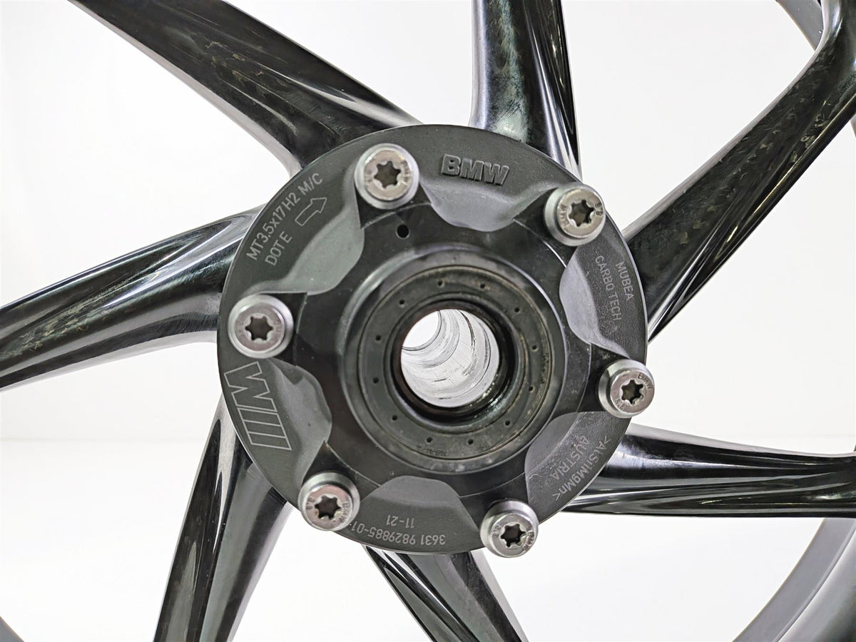 2022 BMW S1000RR K67 Carbon Fiber Front Wheel Rim 17x3.5 - Damaged 36317108158-Mototech271