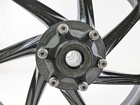 2022 BMW S1000RR K67 Carbon Fiber Front Wheel Rim 17x3.5 - Damaged 36317108158-Mototech271