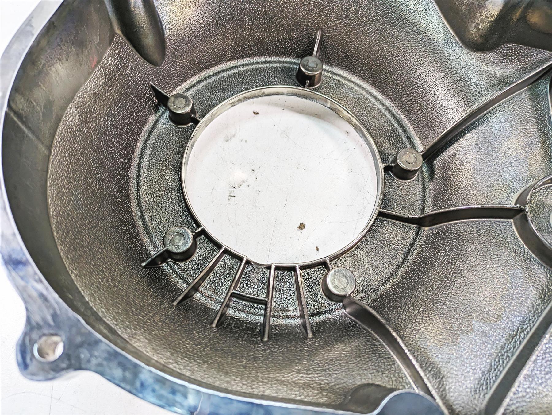 2009 Harley FXCWC Softail Rocker C Outer Primary Drive Clutch Cover 60784-06 {{ shop.shopifyCountryName }} - Mototech271