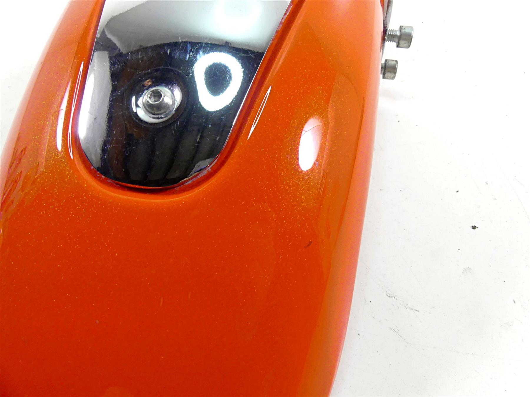2005 Harley VRSCSE CVO V-Rod Front Fender & Bracket Orange 59115-05 59020-01A {{ shop.shopifyCountryName }} - Mototech271