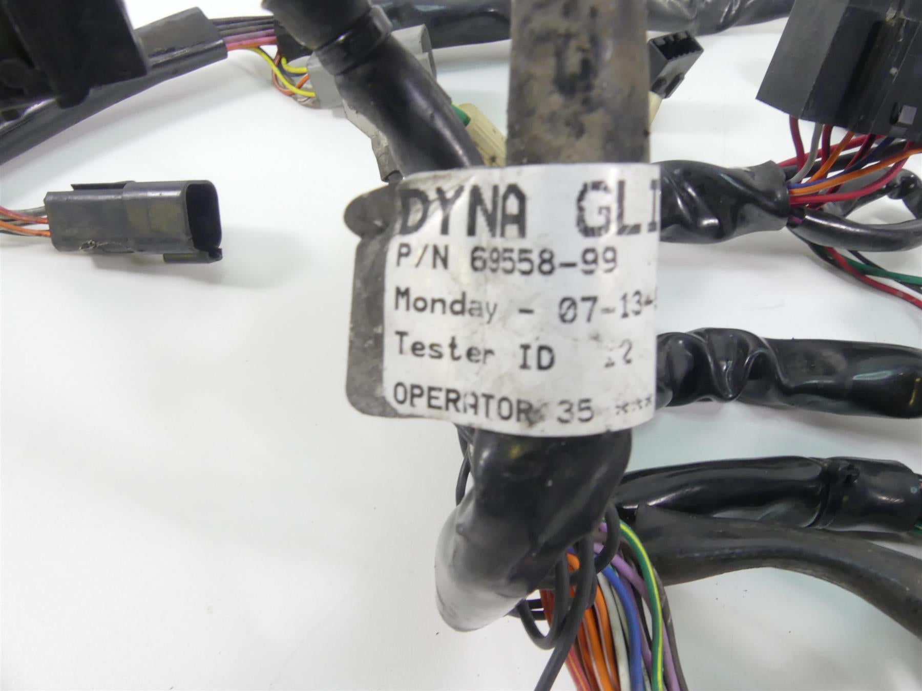 1999 Harley Dyna FXDS Convertible Main Wiring Harness Loom - No Cut 69558-99 {{ shop.shopifyCountryName }} - Mototech271