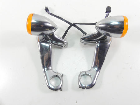 2013 Harley Touring FLTRX Road Glide Front Blinker Turn Signal Set 69272-05 {{ shop.shopifyCountryName }} - Mototech271