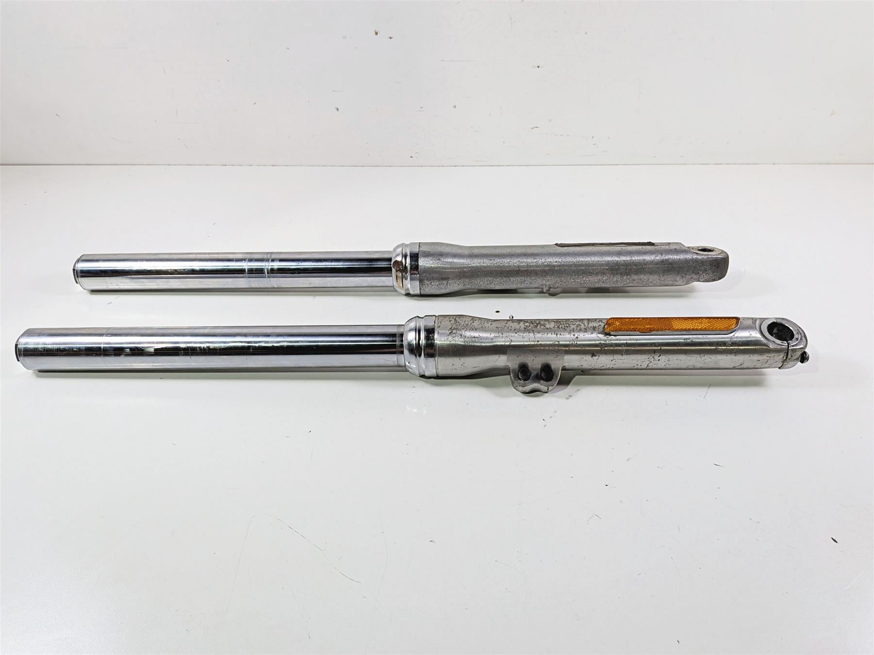 2007 Harley Dyna FXDB Street Bob Straight Front Fork Leg Set - Read 45947-06A {{ shop.shopifyCountryName }} - Mototech271