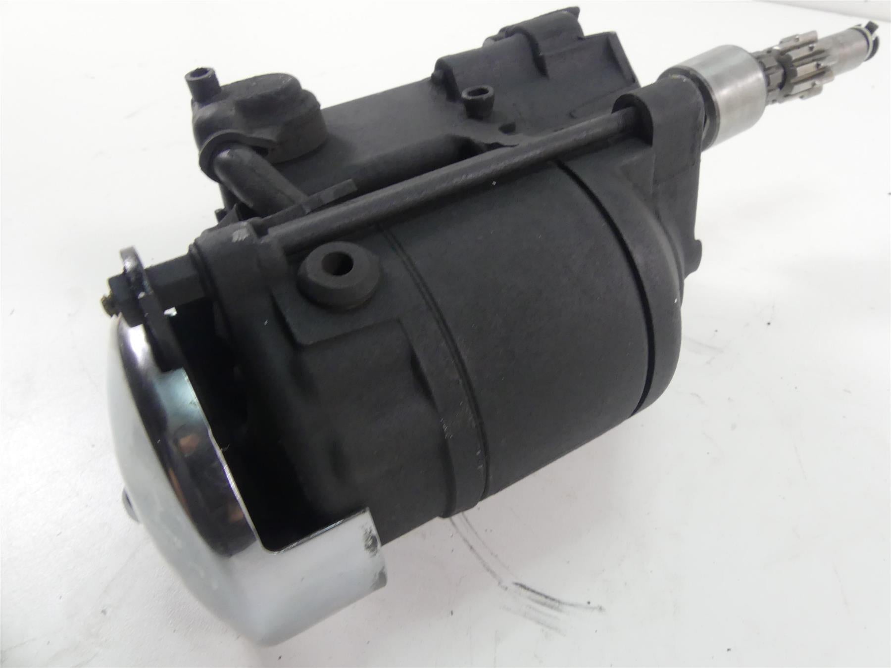 1999 Harley FXSTS Softail Springer Engine Starter Motor + Cover 31553-94B {{ shop.shopifyCountryName }} - Mototech271