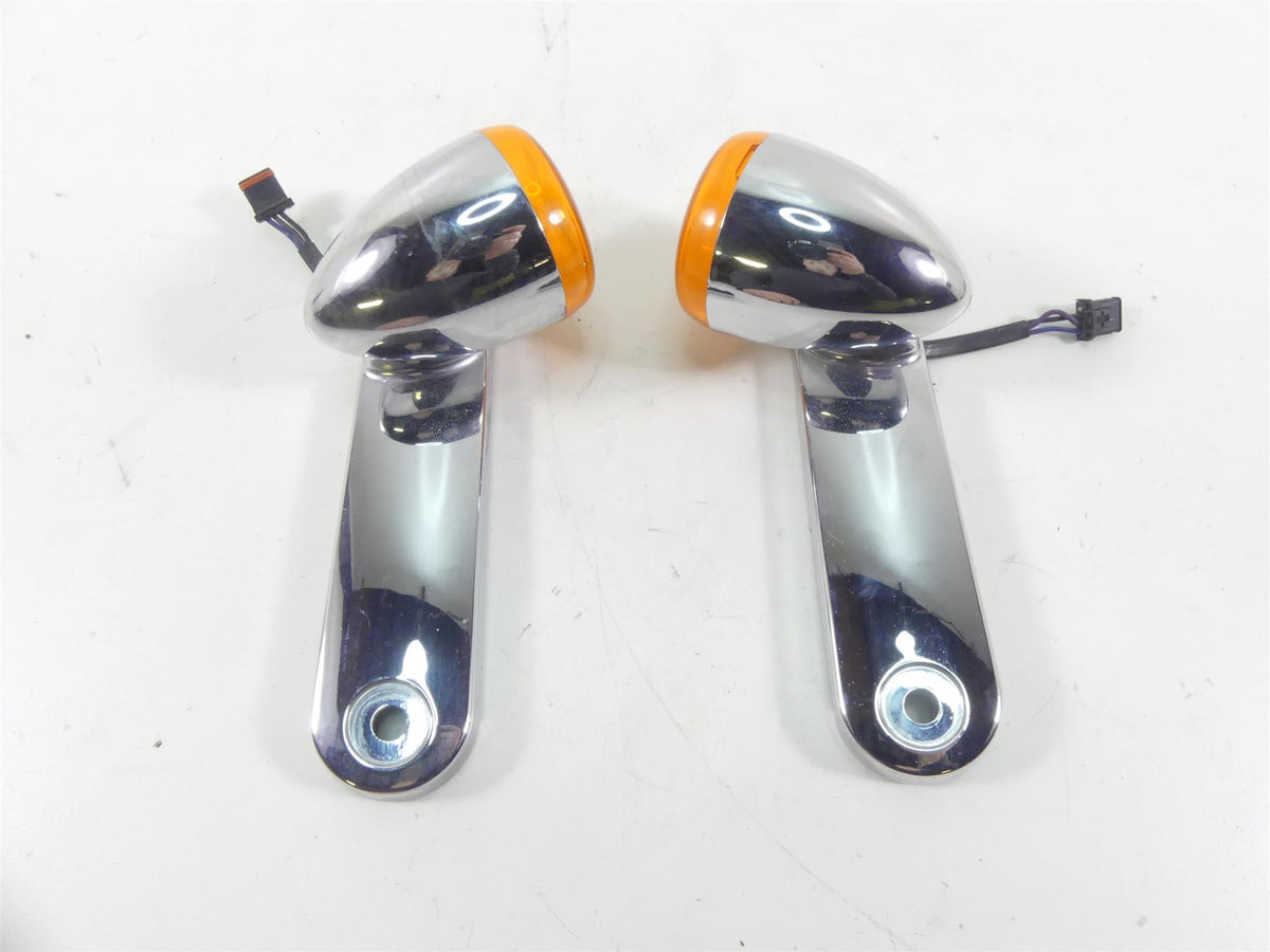 2014 Harley Touring FLHXS Street Glide Sp Front Blinker Turn Signal Set 68000037 {{ shop.shopifyCountryName }} - Mototech271