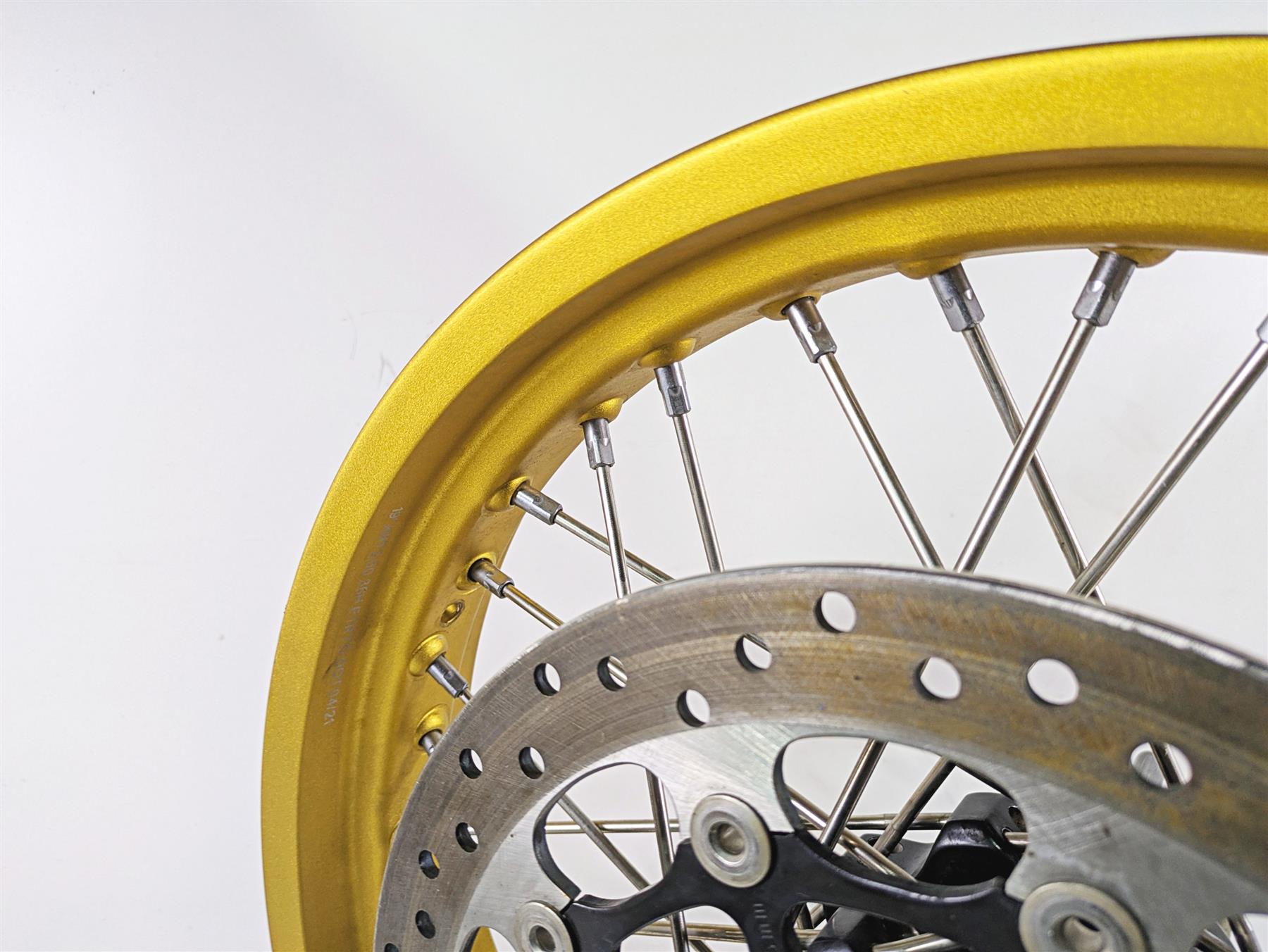 2022 Ducati Scrambler Desert Sled 19x3 Front Wheel Rim - Bent 50122601AA {{ shop.shopifyCountryName }} - Mototech271
