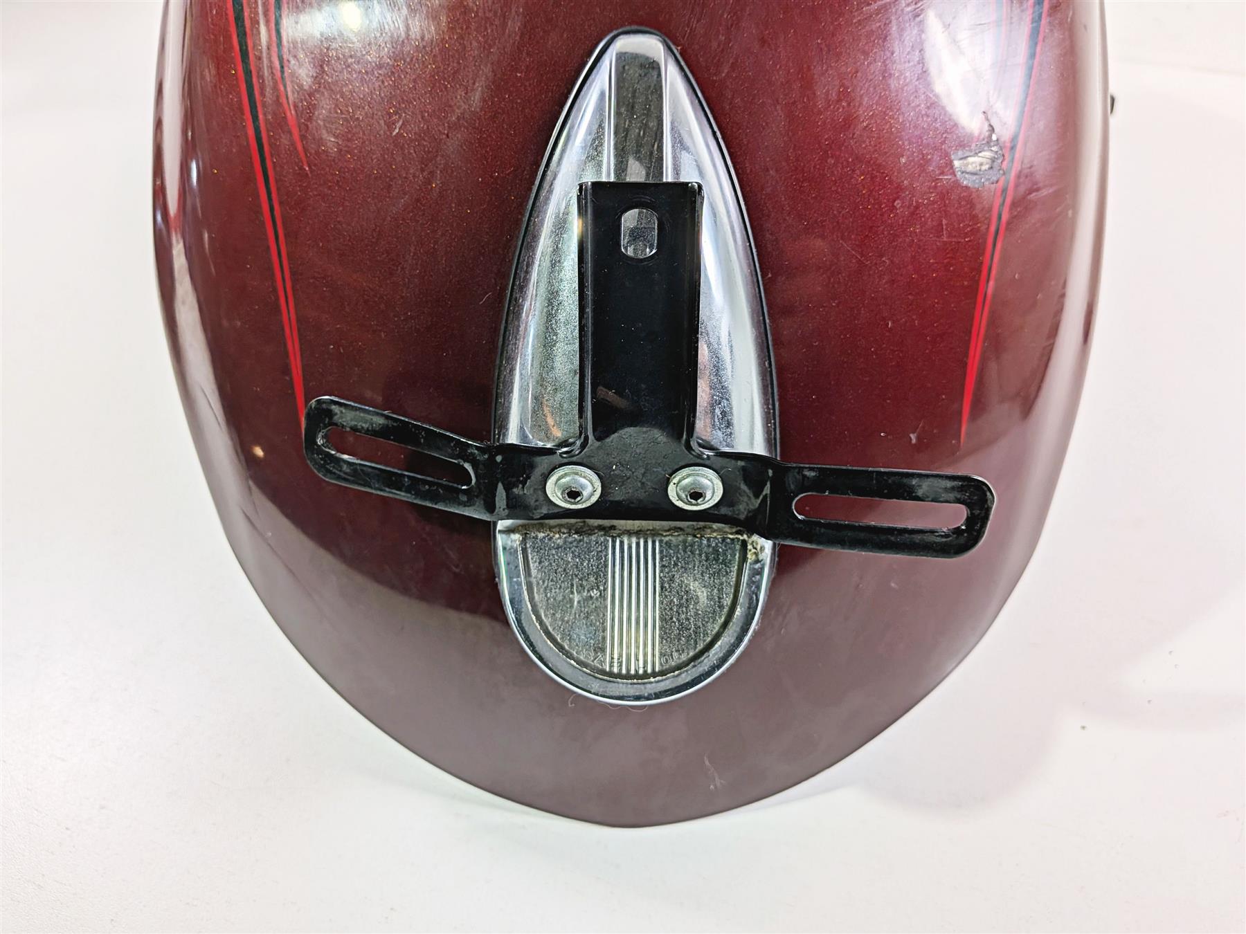 2009 Harley FXCWC Softail Rocker Rear Fender Crimson Red Sunglo - Read 60132-08A {{ shop.shopifyCountryName }} - Mototech271