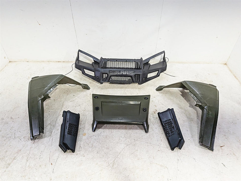 2017 Polaris Ranger Crew 900 XP Front Fender Hood Fairing Bumper Covers 5439010-Mototech271