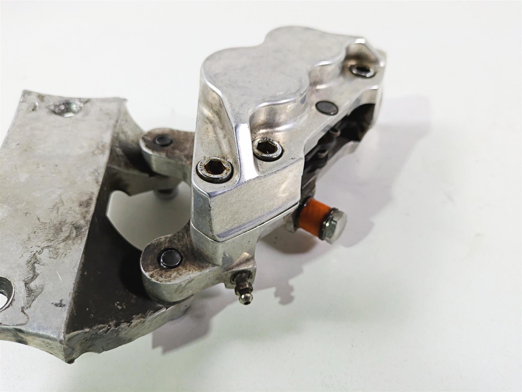 2004 Big Dog Chopper Performance Machine Polished Front Brake Caliper 0053-2919 {{ shop.shopifyCountryName }} - Mototech271