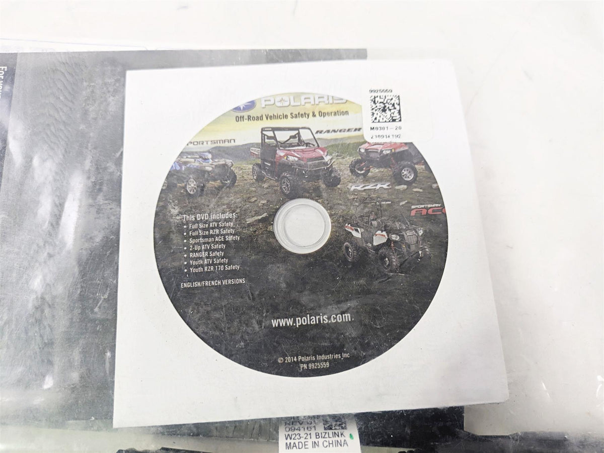 2022 Polaris RZR XP 4 1000 Premium Owners Manual + Adapter & CD - Set 9940390 {{ shop.shopifyCountryName }} - Mototech271