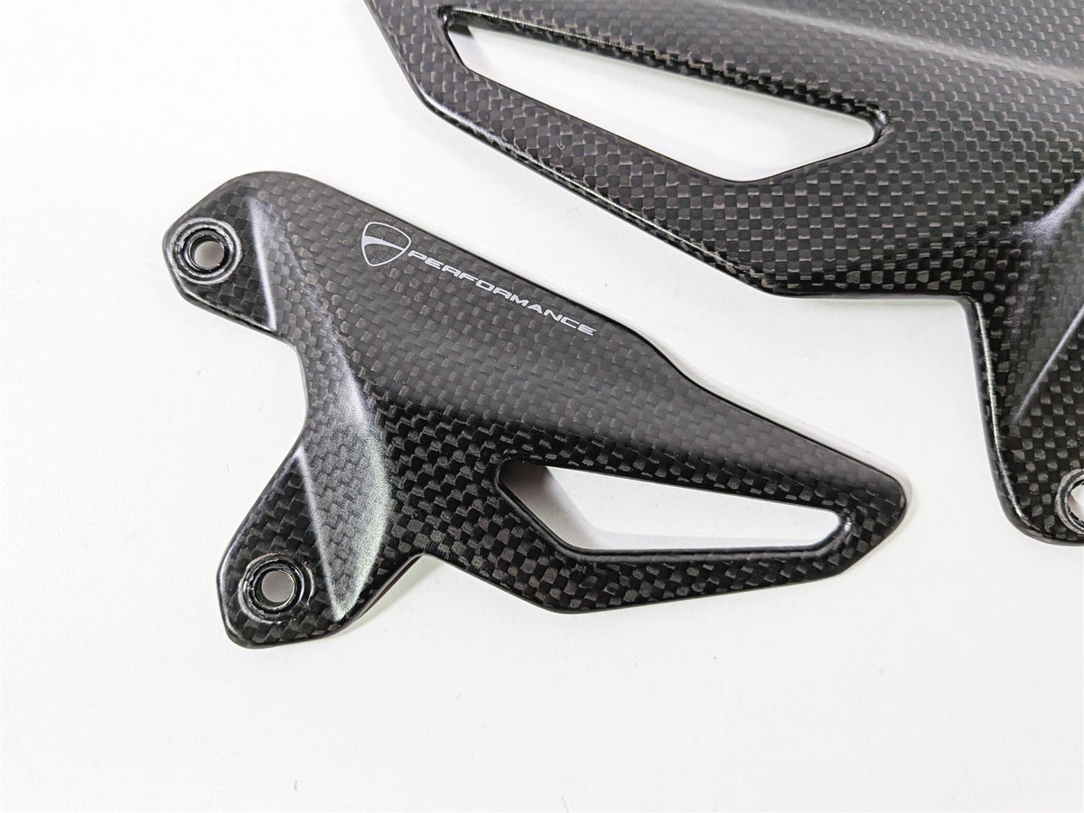 2019 Ducati Panigale V4S V4 S Corse Performance Carbon Fiber Heel Guard Set 96981061A {{ shop.shopifyCountryName }} - Mototech271