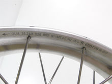 Load image into Gallery viewer, 2017 BMW R1200GS GSW K50 Straight Front Spoke Wheel Rim 19x3 36318526665
