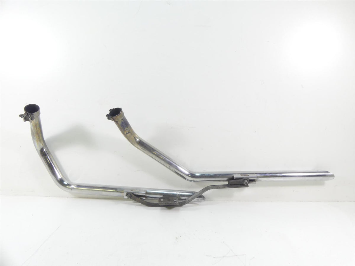 1978 Harley XLH1000 Sportster Ironhead Straight Pipe Exhaust Header Set {{ shop.shopifyCountryName }} - Mototech271