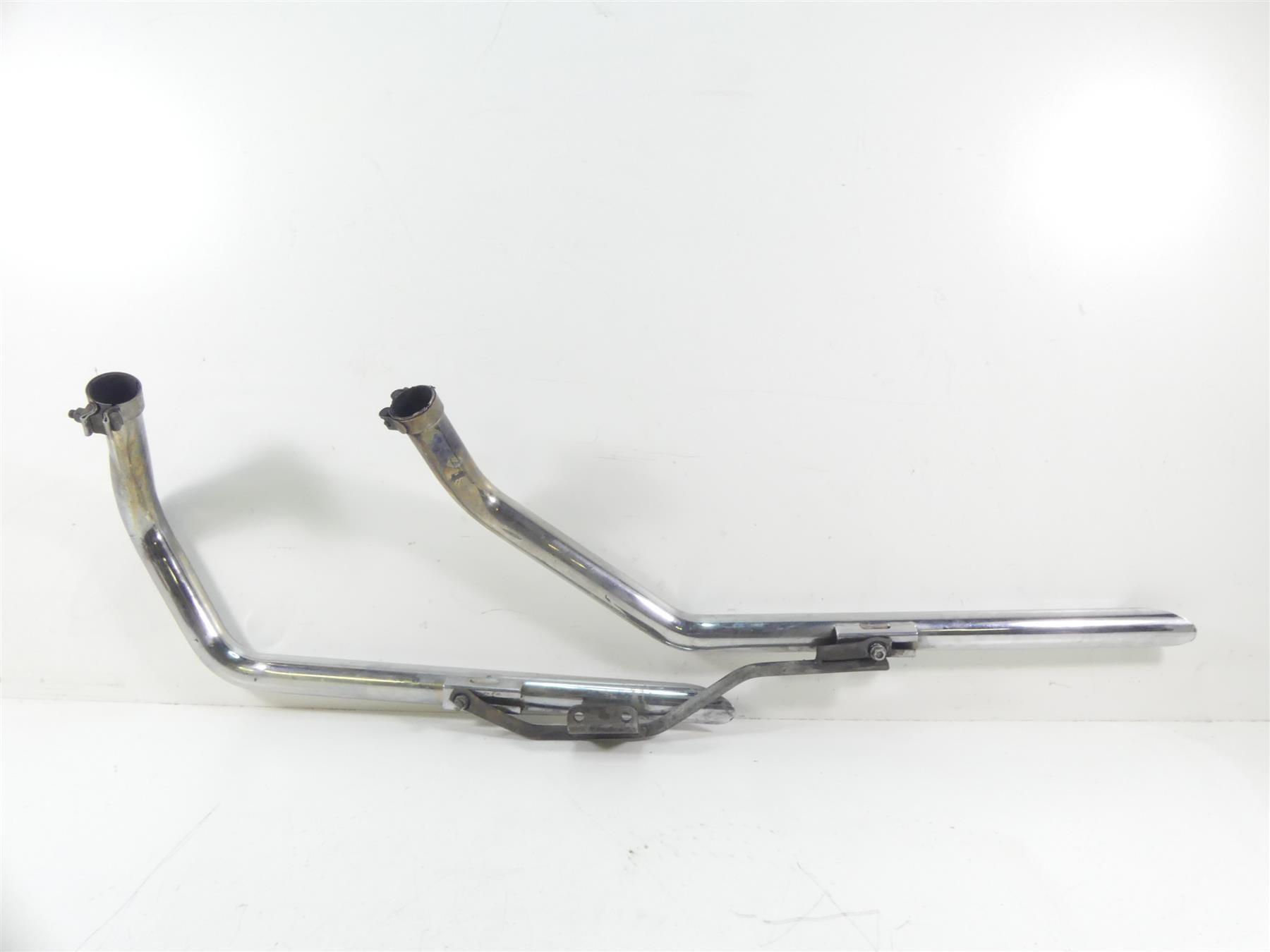 1978 Harley XLH1000 Sportster Ironhead Straight Pipe Exhaust Header Set {{ shop.shopifyCountryName }} - Mototech271