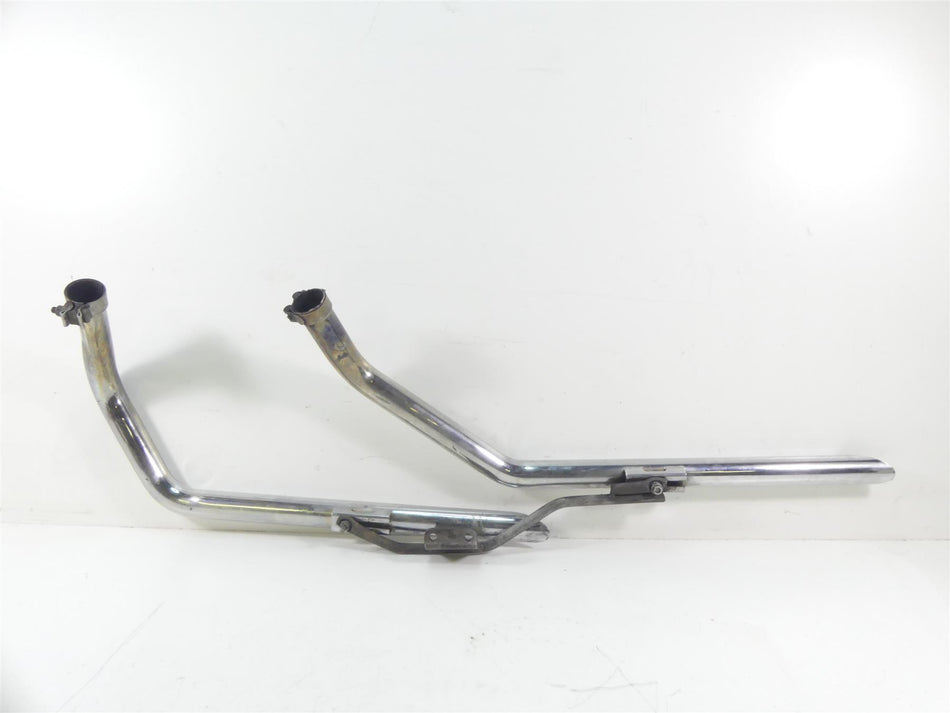 1978 Harley XLH1000 Sportster Ironhead Straight Pipe Exhaust Header Set {{ shop.shopifyCountryName }} - Mototech271